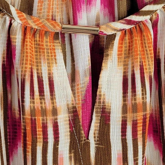Chico's Multicolor Ikat Print Tunic - Picture 7 of 8